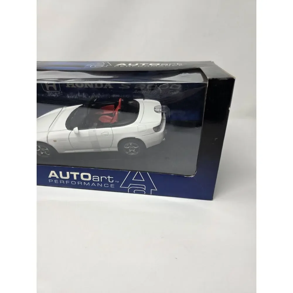 Autoart 1/18 Honda S2000 RHD White Mini Car New American Version In Box
